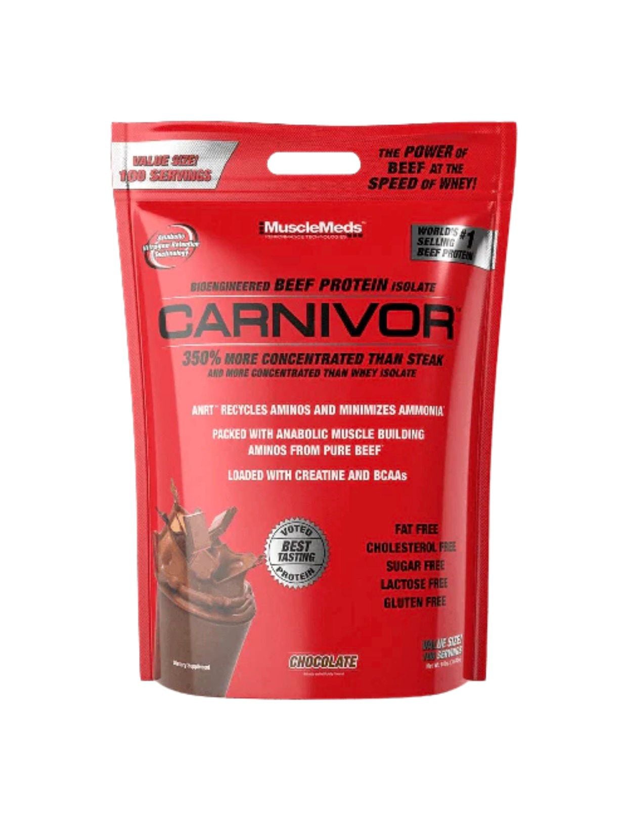 CARNIVOR BEEF PROTEIN 8LBS 100 SERVING BY MUSCLMEDS