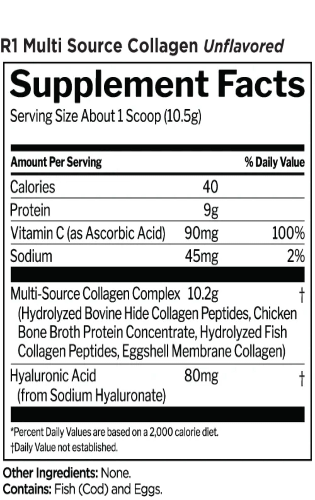 MULTI-SOURCE COLLAGEN 25 SURVING BY RULE 1