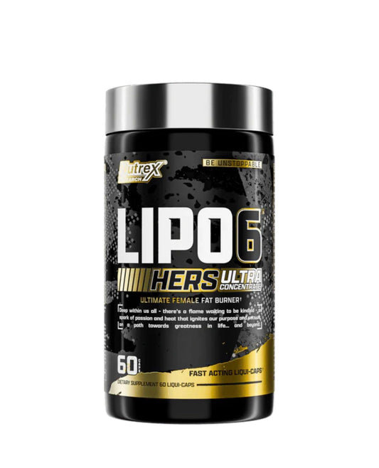 LIPO 6 BALCK HERS UC 60 CAPS BY NUTREX RESEARCH