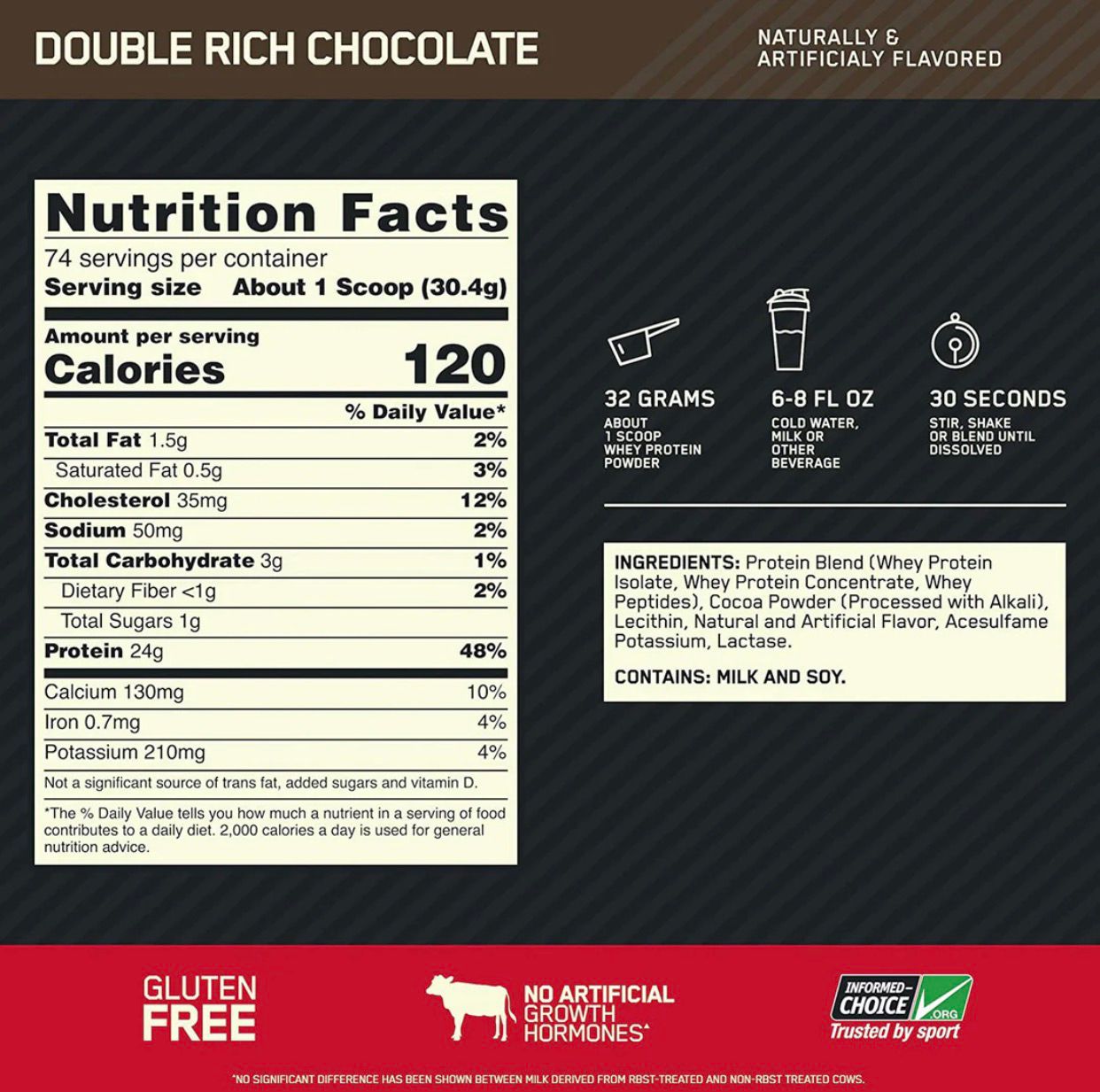 GOLD STANDARD 100% WHEY 5LBS BY OPTIMUM NUTRTION